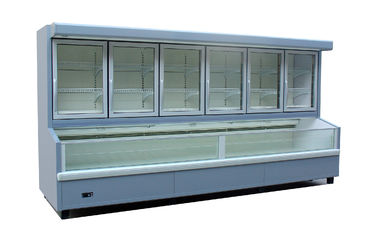 Совмещенное R404A Refrigerated замораживатель дисплея мороженного шкафов дисплея еды