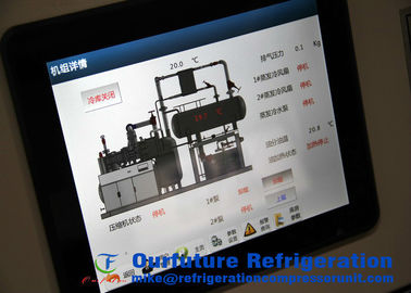 Система рефрижерации СО2 Nh3 VFD для стоградусной комнаты замораживателя -55